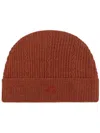 Etro Logo-embroidered Wool And Cashmere Beanie In Orange