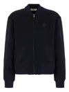 Etro Wool Bomber Jacket In Blue