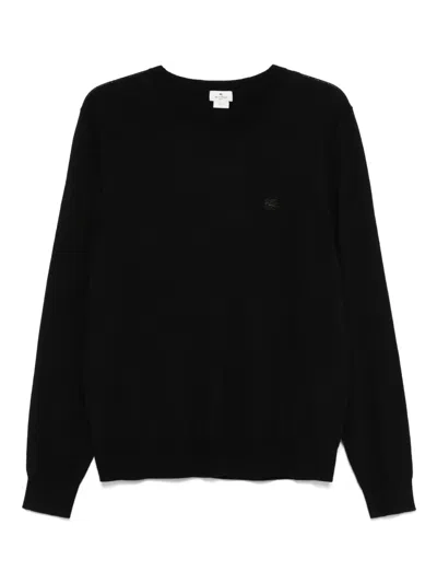 ETRO EMBROIDERED-LOGO SWEATER
