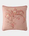 Etro Embroidered Reversible Pillow, 18" Square In Pink