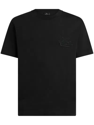 ETRO EMBROIDERED T-SHIRT