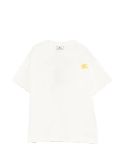 Etro Kids' Embroidered T-shirt In Neutral