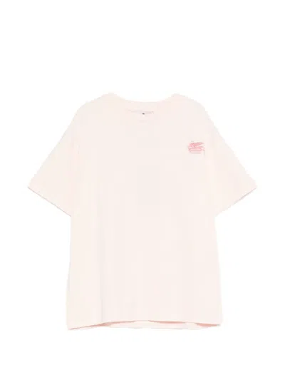 Etro Kids' Embroidered T-shirt In Pink