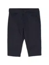 Etro Embroidered Tapered Trousers In Blue
