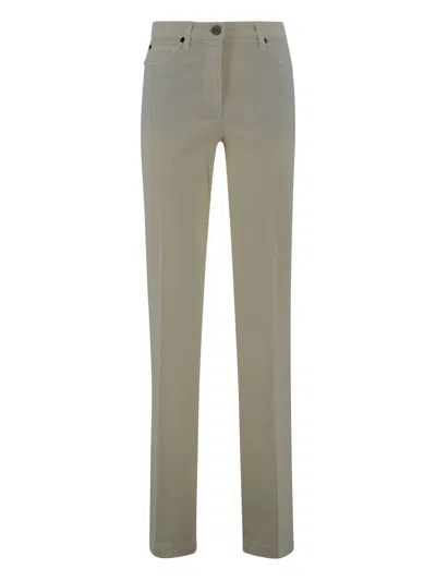 Etro Embroidered-detail Five-pocket Design Jeans In Green