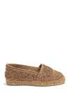 Etro Beige Espadrilles With Cornely Embroidery And Jute Sole In Beige