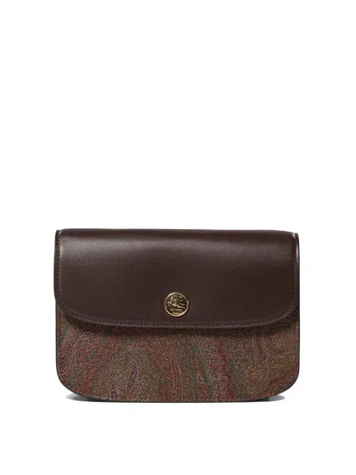 Etro Essential Arnica Brown Crossbody Bag
