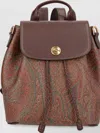 Etro Essential Backpack In Brown