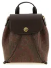Etro Brown Essential Small Backpack In Pattern