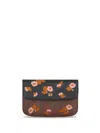 Etro Essential Embroidered Purse In Brown