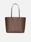 ETRO ESSENTIAL LARGE CANVAS TOTE BAG