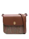 Etro Large Essential Cross Body Bag In Brown