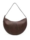 Etro Large Essential Paisley Jacquard Hobo Bag In Brown