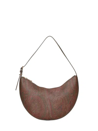 Etro Essential Medium Hobo Bag In Arnica In Brown