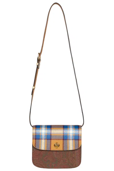 Etro Essential Mini Crossbody Bag In Blue