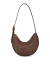 Etro Mini Essential Paisley Hobo Bag In Brown