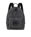 Etro Arnica Backpack Top Handle Adjustable Straps In Black