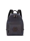 Etro Essential Paisley-pattern Backpack In Blue