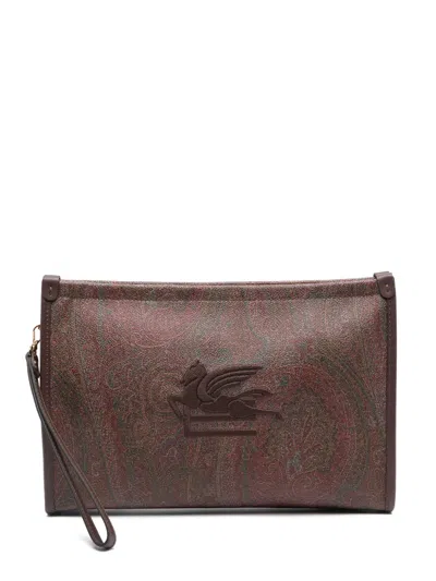 Etro Medium Arnica Pouch In Multicolour