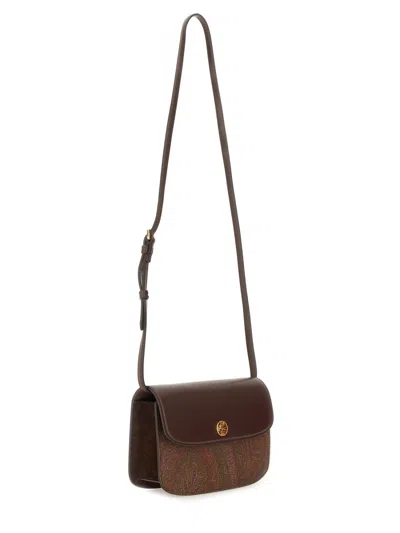 Etro Essential Shoulder Bag In Brown