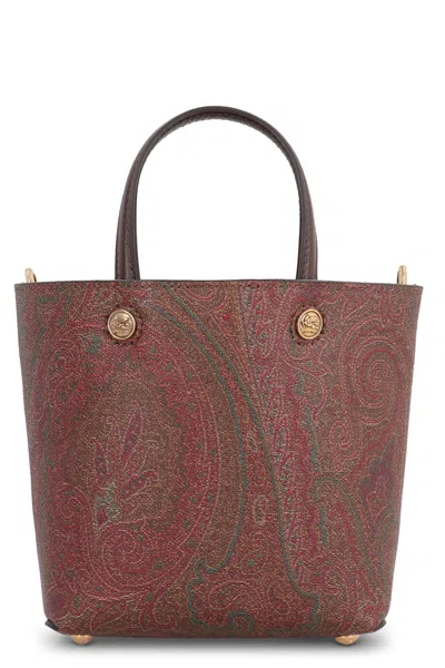 Etro Essential Tote Bag In Brown