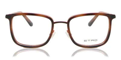 Etro Et 2103 Men's Glasses, Tortoiseshell, Size 52 In Brown