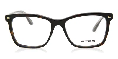 Etro Et 2603 Women's Glasses, Tortoiseshell, Size 52 In Brown