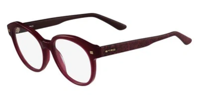 Etro Et 2611 Women's Glasses, Red, Size 52