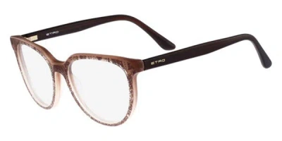 Etro Et 2613 Women's Glasses, Tortoiseshell, Size 52 In Brown