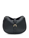 Etro Leather Textured Shoulder Bag In Black