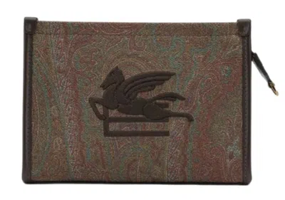 Etro Essential Camera Bag In Brown