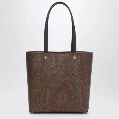 Etro Essential Medium Bag In Arnica With Pouch In Brown