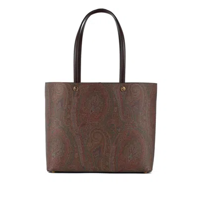 Etro Essential Medium Bag With Clutch In Multicolor