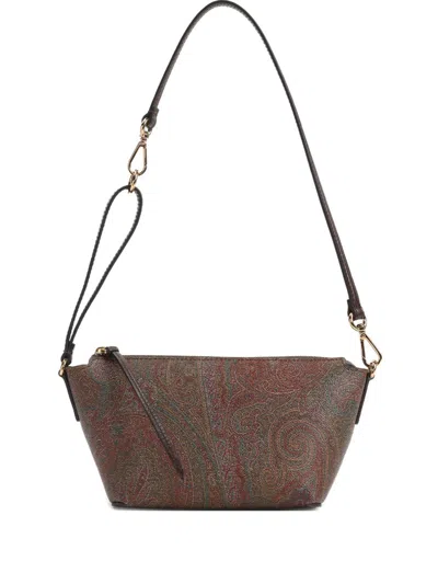 Etro Essential Mini Bag In Brown