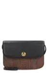 Etro Essential Paisley Print Crossbody Bag In Black