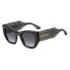 Etro 0017/s Kb7-9o Women's Cat-eye Sunglasses - Gray Frame, Gray Lenses In Gray