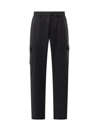 ETRO ETRO ETRO MEN'S BLACK WOOL CARGO TROUSERS