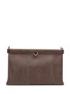 Etro Mini Arnica Paisley-patterned Shoulder Bag In Brown