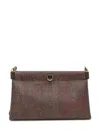 Etro Mini Arnica Paisley-patterned Shoulder Bag In Burgundy