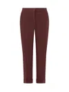 Etro Cuffed Trousers In Red