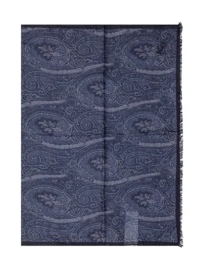 Etro Scarf In Blue