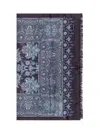 Etro Men Jacquard Scarf In Blue