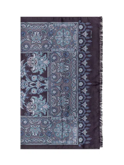 Etro Scarf In Blue