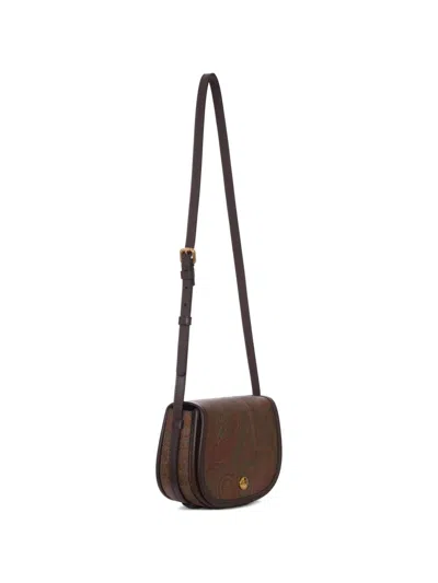 Etro Vela Shoulder Bag In Brown