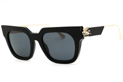 Etro 0027gs Rectangular Black Sunglasses