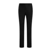 Etro Wool Trousers Grosgrain Embellishment In Black