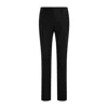 Etro Wool Trousers Grosgrain Embellishment In Black