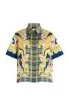 Etro Exclusive Riviera Printed Silk-twill Top