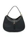 Etro Extra-large Leather Shoulder Bag In Black