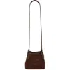 Etro , Mini Libra Tote Bag In Suede, Woman, Brown